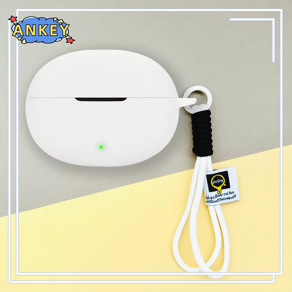 Funda para Realme Buds Air 3 Neo, cordón de nailon, cubierta protectora suave, carcasas Air3Neo, funda antipolvo, accesorios de correa de cuerda de mano - imagen 3