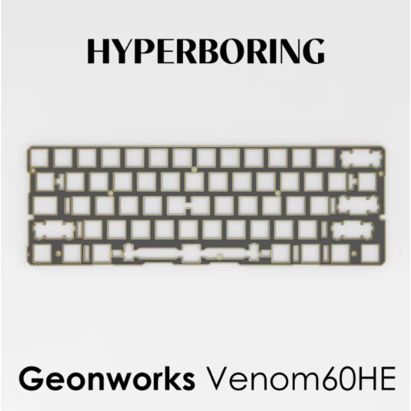 Geonworks Venom 60 HE teclado PCB interruptor magnético personalizado DIY accesorios de teclado mecánico Compatible con GH60 Tofu60 Holy60 - imagen 3