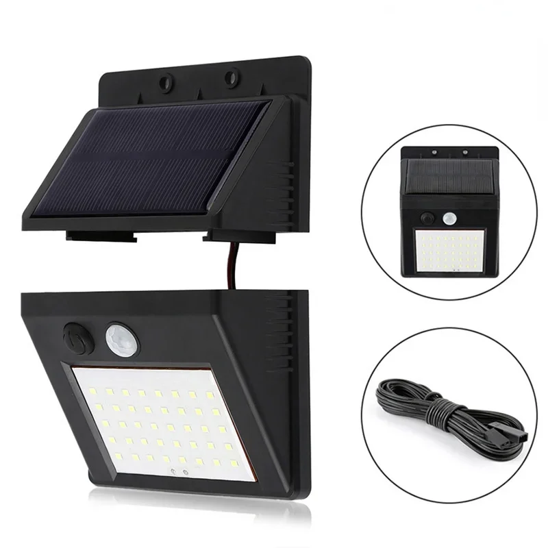 Luz solar jardín lámpara pared automática 30LED inducción