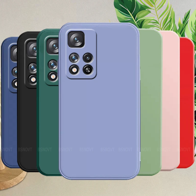 Para Redmi Note 11 Pro Plus funda Xiaomi Redmi Note 11 Pro Plus Capas silicona líquida Original Fundas Redmi Note 11 Pro Plus - imagen 2