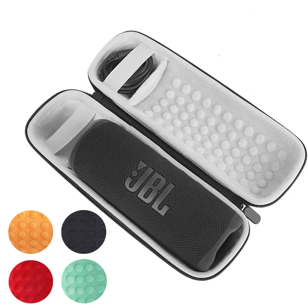 Funda protectora portátil de viaje dura para altavoz JBL Flip 6/Flip6, espacio Extra para enchufe y Cable, 5 colores