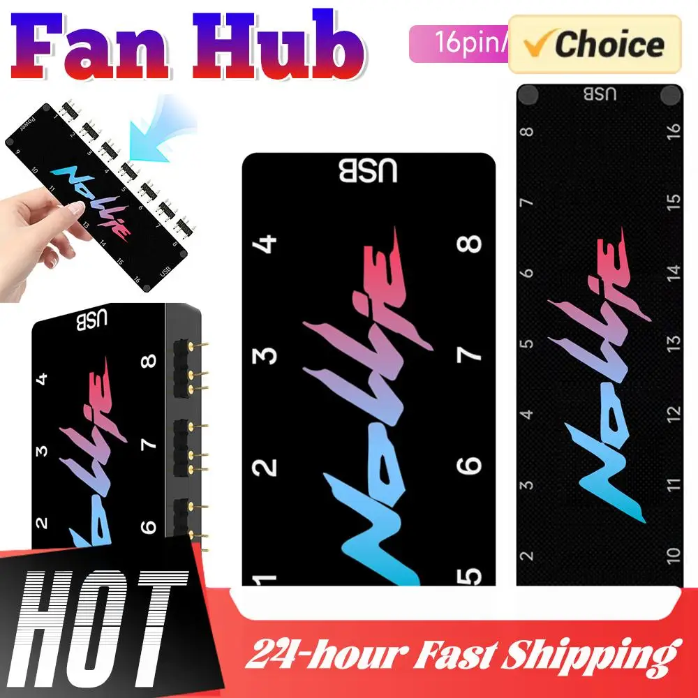 Controlador ARGB de 5V y 3 pines, divisor ARGB direccionable de 8 vías, compatible con SignalRGB OpenRGB, alimentación SATA para interfaz de placa base extendida - imagen 3