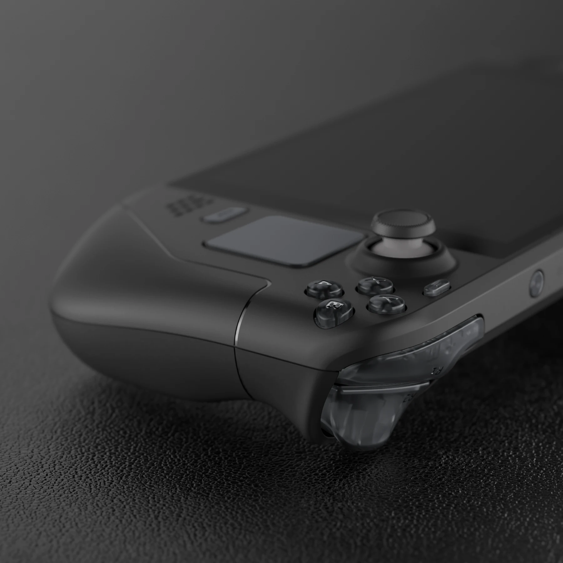 eXtremeRate Juego completo de botones de repuesto para Steam Deck LCD - Negro pizarra transparente - imagen 3