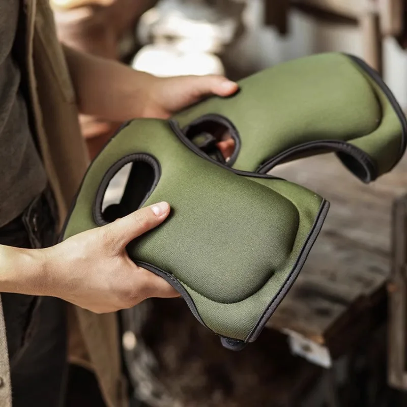 Rodillera de espuma EVA, rodillera protectora de trabajo, acolchado suave, seguridad en el lugar de trabajo, autoprotección, rodillera deportiva para limpieza de jardinería, 1 par - imagen 5