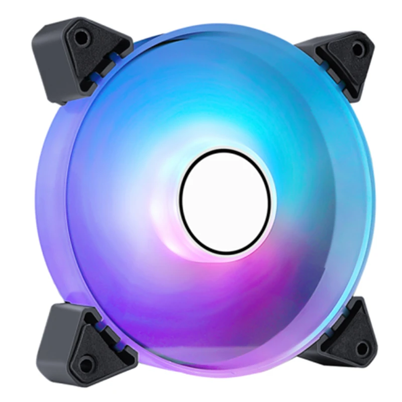 Ventilador Rgb de 6 pines y 120mm para chasis de ordenador, refrigeración Ultra silenciosa, CC de 12V, refrigerado por aire, fácil de instalar y redefinir tu estilo de Host - imagen 4