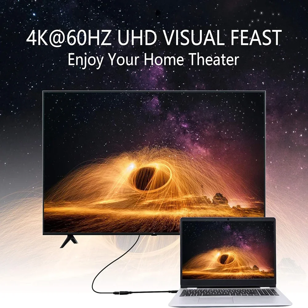 USB 3.1 Type-C Male to Female Extension Cable USB C 10Gbps 4K HD Display Data Transfer 100W Charging Cord for Phone Laptop Hub - imagen 5