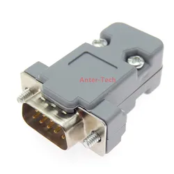 Conector DB-9 RS232 D-Sub 9 Pines Macho Hembra para PCB