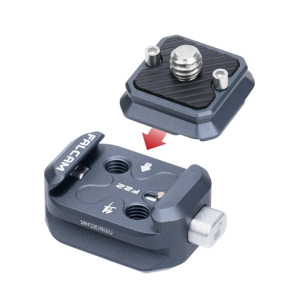 Ulanzi FALCAM F22 abrazadera de placa de liberación rápida DSLR para cámara Gopro adaptador de trípode placa de montaje Kit de interruptor rápido Accesorios - imagen 3