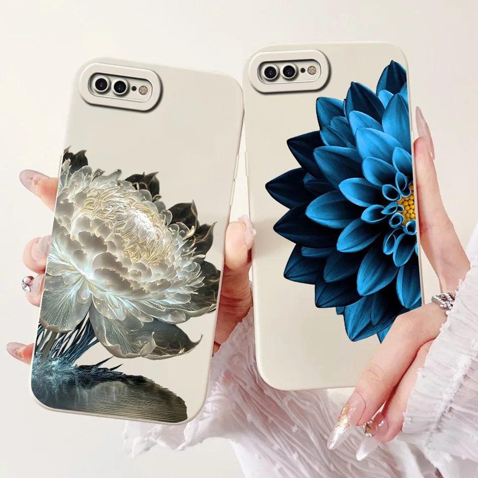 Para iPhone 7 8 Plus funda bonita de dibujos animados conejo gato Bowknot a prueba de golpes TPU parachoques para iPhone7 iPhone8 Fundas 7Plus 8Plus contraportada - imagen 2