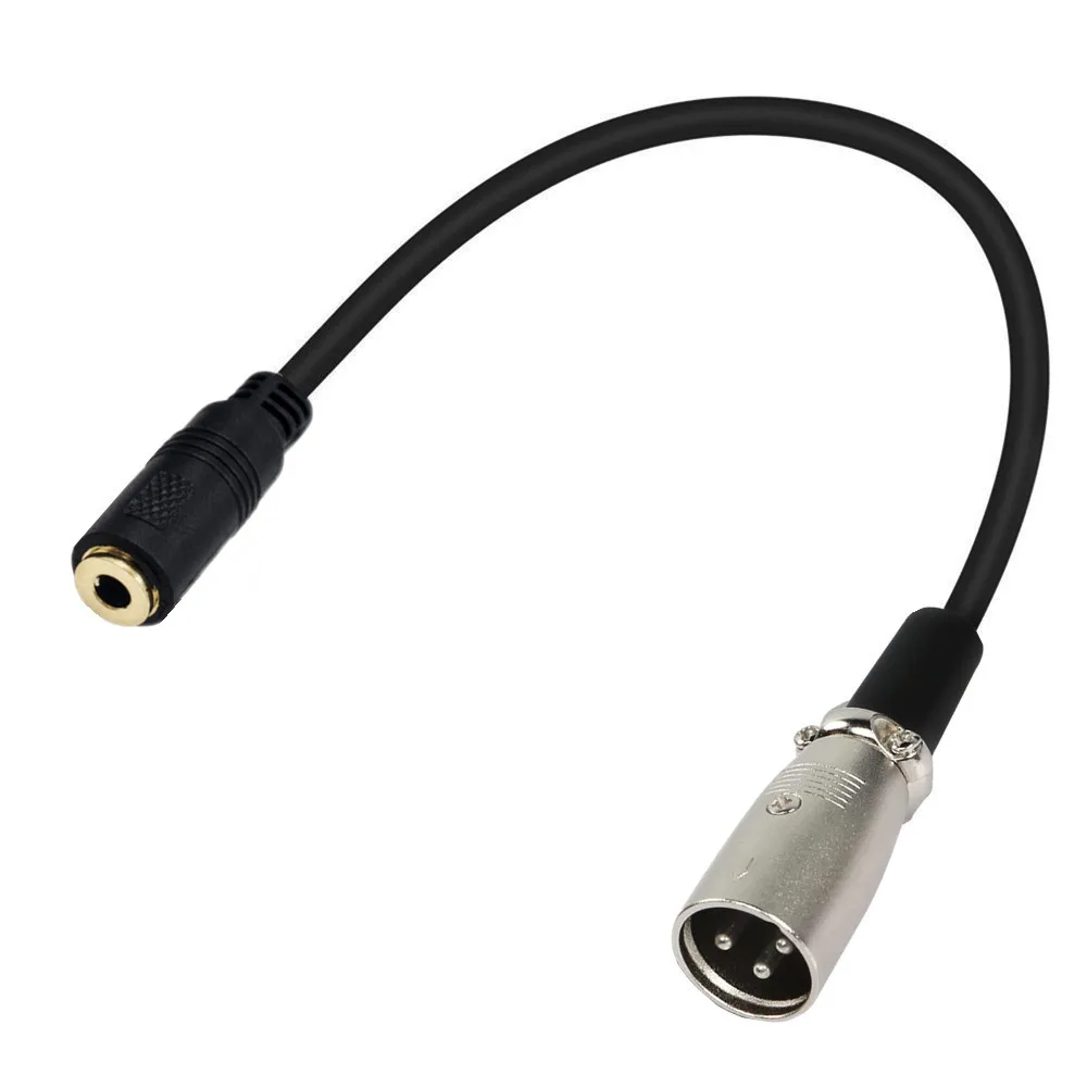 Conector estéreo de 3,5mm a XLR Cable macho/hembra 3PIN XLR a 1/8 pulgadas TRS Cable de Audio micrófonos altavoces consolas de sonido amplificador - imagen 5
