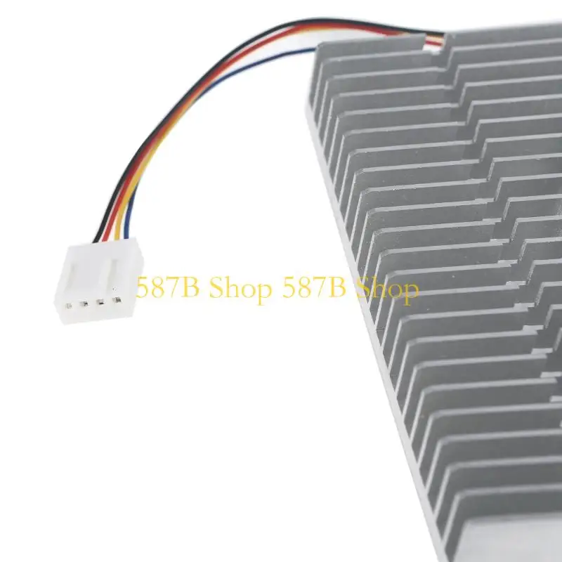 587B High Performance Dual Fans PWM Refresión GPU Backplane Backplane Radiador para juegos GeForce 3070 3090 3080 Tarjetas - imagen 3