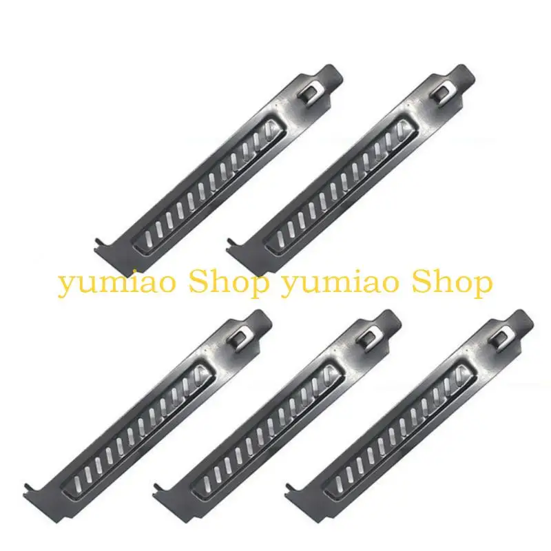 587b Conjunto 5 cubiertas ranura PCI Strackets Filtro polvo para fácil instalación y eliminación - imagen 5