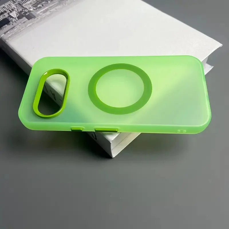 Nueva funda trasera magnética para Google Pixel 10Pro 10 Pro XL 9A 9 Pro XL 8Pro 8A Color caramelo hecho transparente PC TPU para resistencia a los golpes - imagen 5