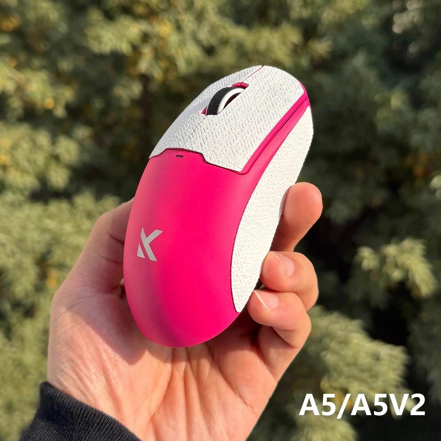 1 Juego de pegatinas antideslizantes para ratón ultrafino, cinta antisudor antideslizante para MCHOSE A5 A5V2, textura de lagarto y copo de nieve ultrafino de 0,25mm - imagen 5