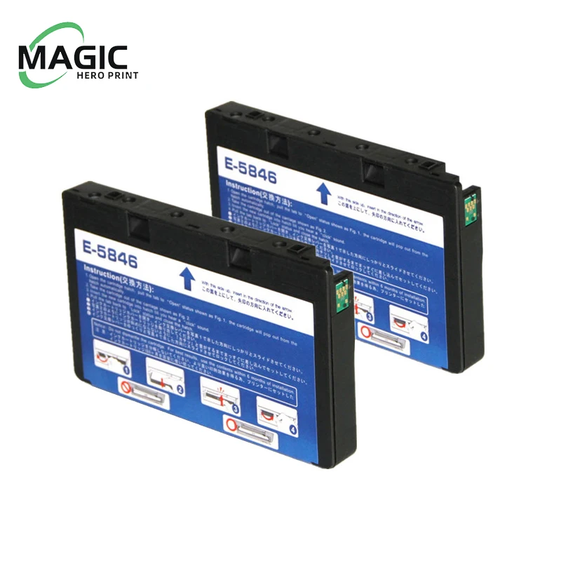 Cartucho de tinta para impresora EPSON Picture Mate, recambio de tinta Compatible con T5846, PM200, PM240, PM260, PM280, PM290, PM225, PM300, inyección de tinta - imagen 2