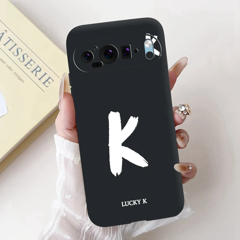 Nueva funda de teléfono con letras a la moda para Google Pixel 9 Pro 9A, funda de silicona suave a prueba de golpes para Google Pixel9 9A 9Pro, fundas para parachoques - imagen 2