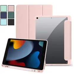 Funda transparente para iPad 10.ª generación con portalápices