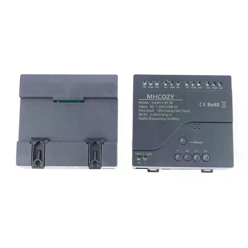 Interruptor inteligente Tuya Wifi de 4 canales, CA 220V 85-250V, relé de automatización inteligente para el hogar, Control remoto, funciona con Alexa y Google Home - imagen 5