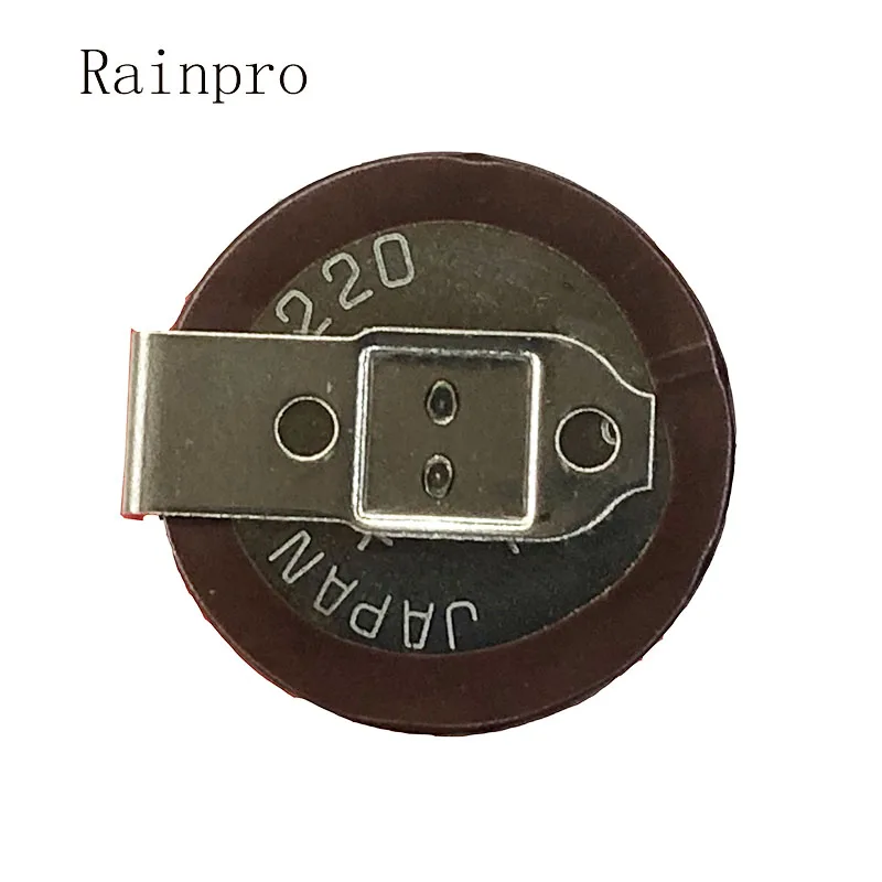 1 unids/lote Vl1220 3V batería de botón recargable horizontal tipo H con pin de soldadura