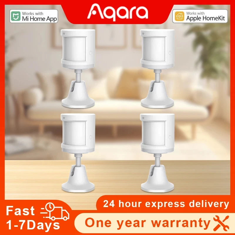 Aqara Motion Sensor Smart Global Human Body Sensor ZigBee Wireless Connection Motion sensors Home Security Alarm For Xiaomi APP - imagen 2