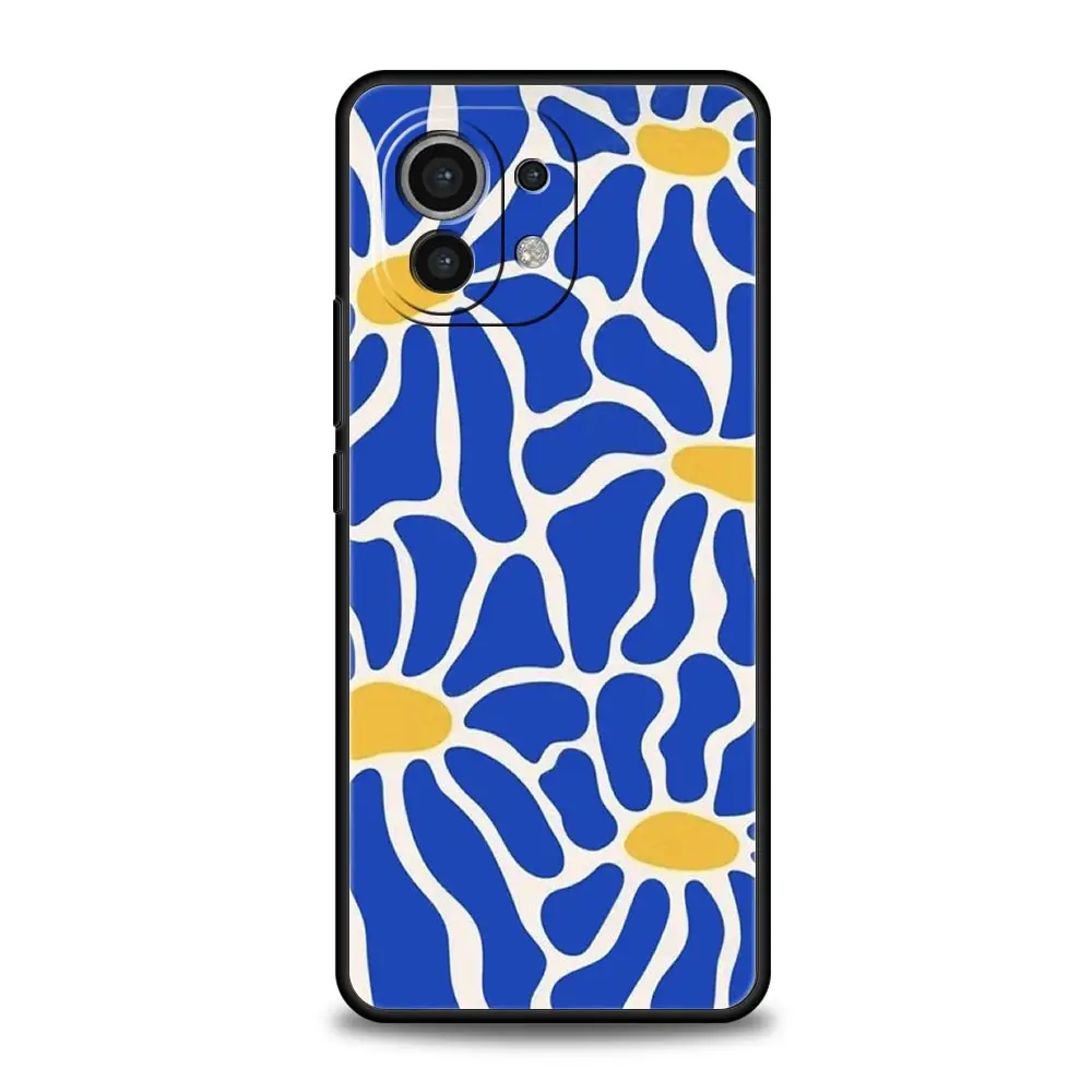 Funda de teléfono para Xiaomi Mi 15 14 14T 13T 12T Pro 12 13 11 Lite 5G 11T X6 X5 Pro cubierta suave de TPU mercado de flores abstractas - imagen 4