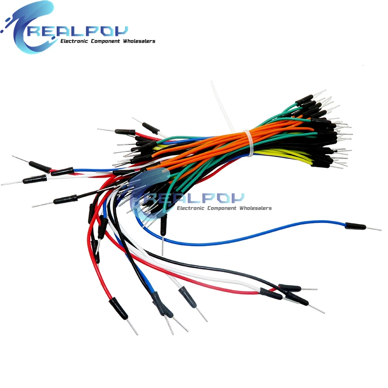 65 Uds nuevo Cable de puente de placa de pruebas Flexible sin soldadura para Arduino para placa de pruebas 12cm 16cm 20cm 24cm - imagen 3