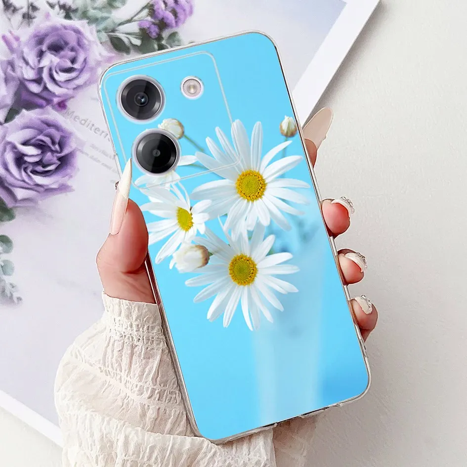 Para Xiaomi Poco M7 Pro 5G funda bonita amor corazón mariposa dragón dibujos animados suave transparente funda trasera de silicona para Poco M7 Pro 5G Fundas - imagen 3
