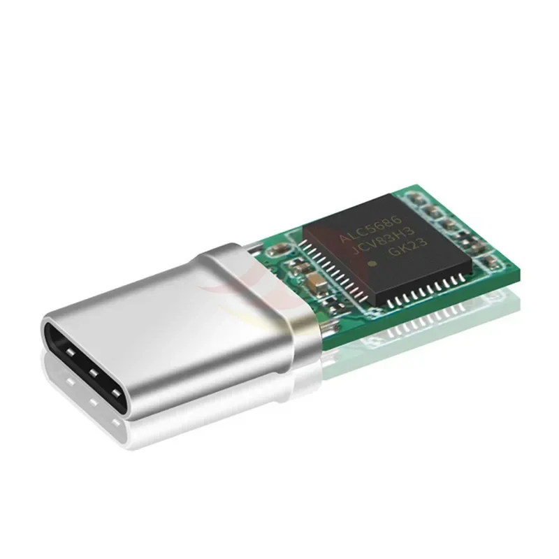 Conector USB C con Chip ALC5686 312 bits 384kHz soldadura 2,5 3,5 4,4mm Cable de Audio carga rápida enchufe tipo C de armadura dinámica - imagen 2