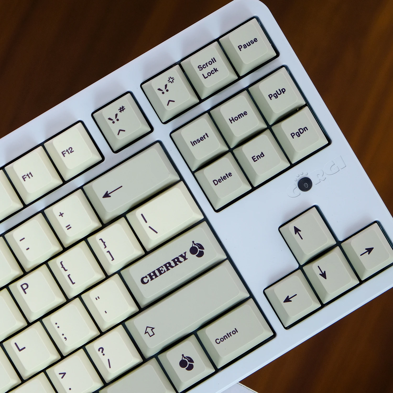 GMK-Juego de 168 teclas, Mike Hineybeige Retro teclas blancas, PBT Dye, subcama, perfil de cereza, para teclados Alice Cherry - imagen 5