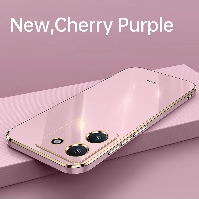 Para Poco M7 Pro funda para Poco M7 Pro 5G alta calidad suave TPU Anti-huella digital funda protectora para cámara - imagen 2