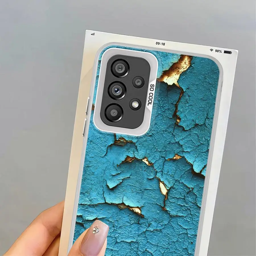 Funda para Samsung para Galaxy A12 A25 A22 A14 A16 A34 A32 A15 A24 A13 A23 funda suave diseño Retro oxidado - imagen 4