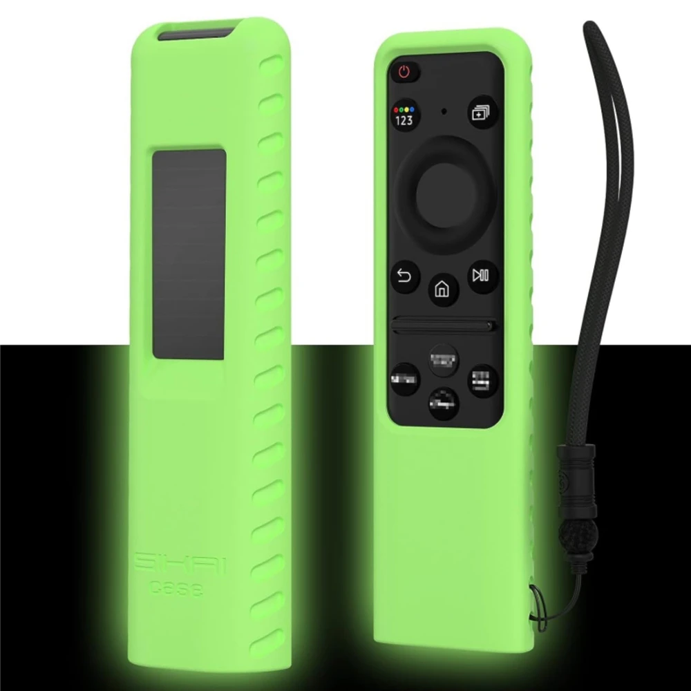 Funda de silicona para Samsung SolarCell 2023 TM2360E BN59-01432A TM2361E BN59-01439A Smart TV remoto antipérdida con cordón - imagen 5