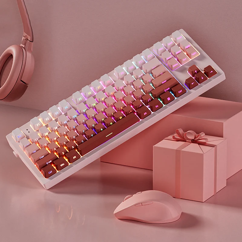 Teclas PBT retroiluminadas RGB con rubor, teclas con brillo impreso lateral, perfil de cereza para interruptores Cherry MX, teclado mecánico para jugadores