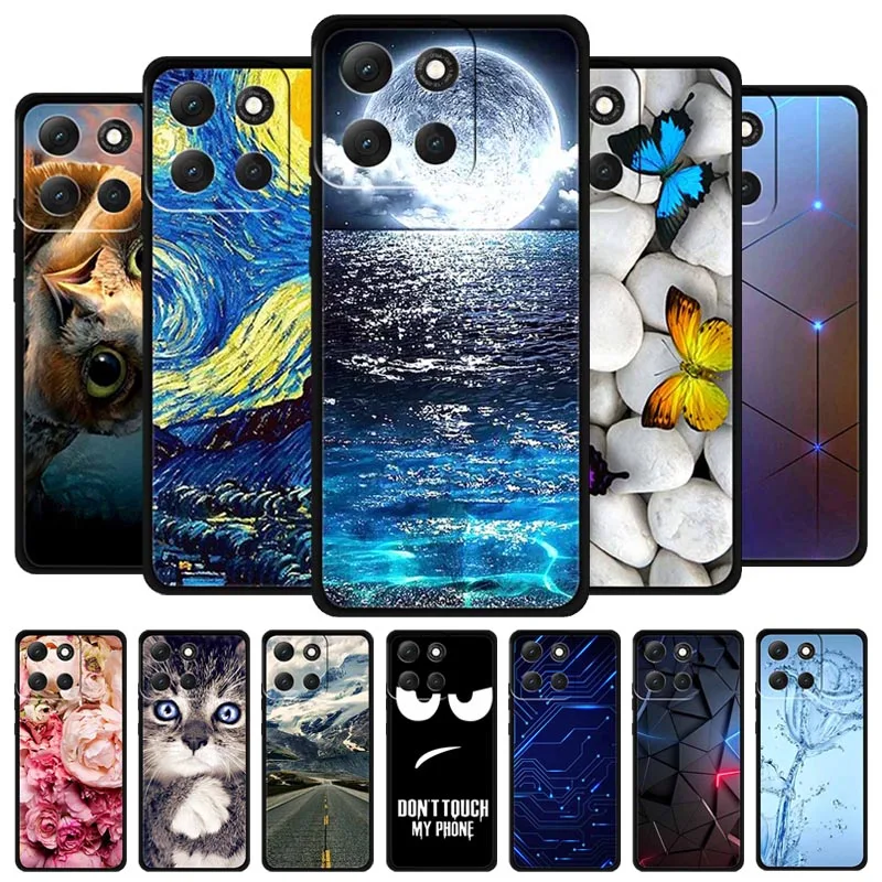 Para Motorola Moto G67 Power 5G Funda de teléfono de silicona suave TPU Funda a prueba de golpes para Moto G67 Power parachoques protector de animales de dibujos animados