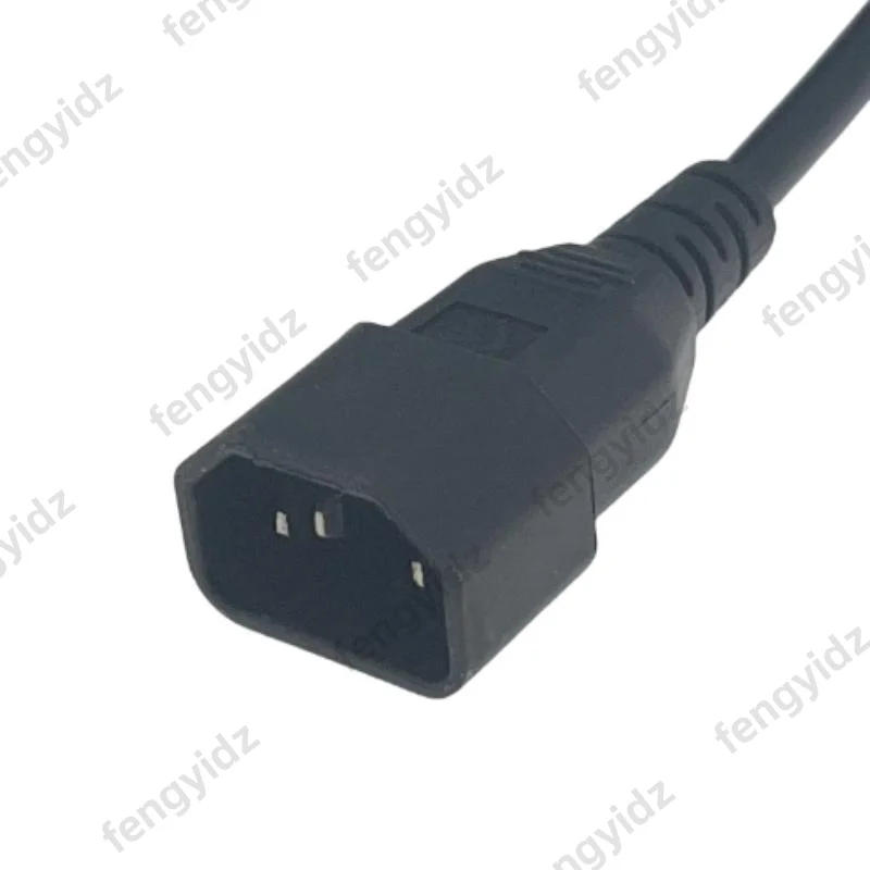 Adaptador de corriente universal IEC 320 C14 a C5 Adaptador Convertidor C5 a C14 Cable de alimentación de CA Conector IEC320 C14 de 3 pines - imagen 3