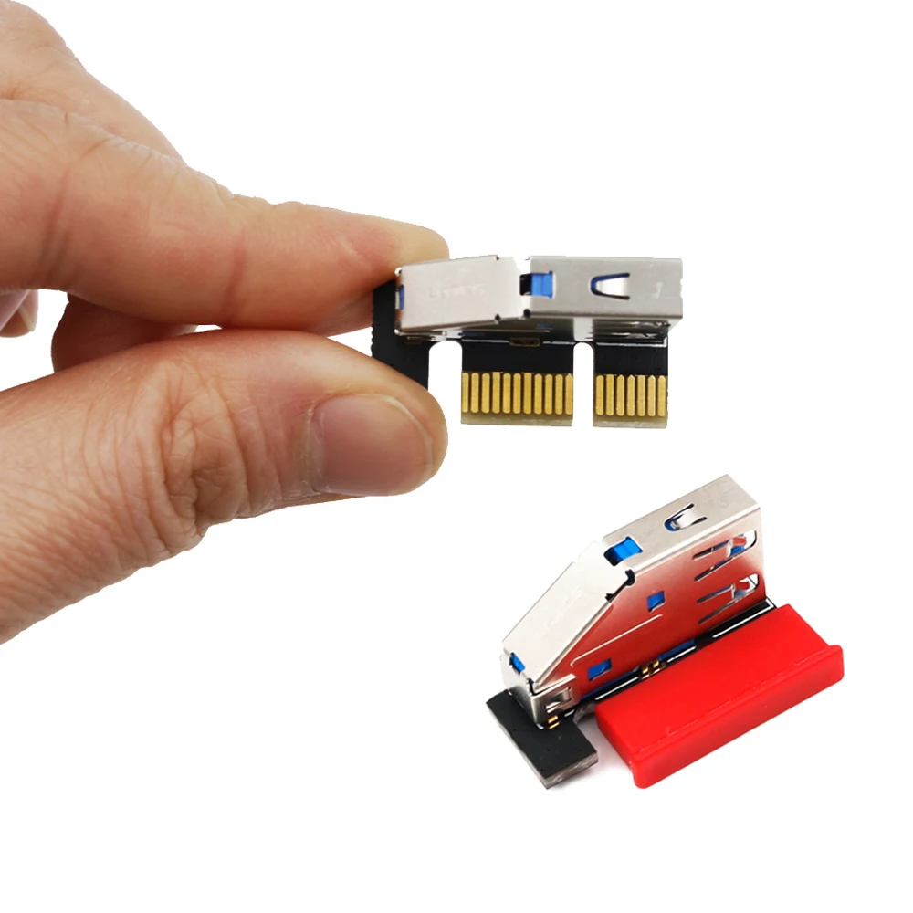 Tarjetas adicionales H1111Z, extensor PCI-E X1, PCIE Riser, USB 3,0, PCI-E Riser, PCI Express, Cable de tarjeta elevadora para tarjeta gráfica de red - imagen 4