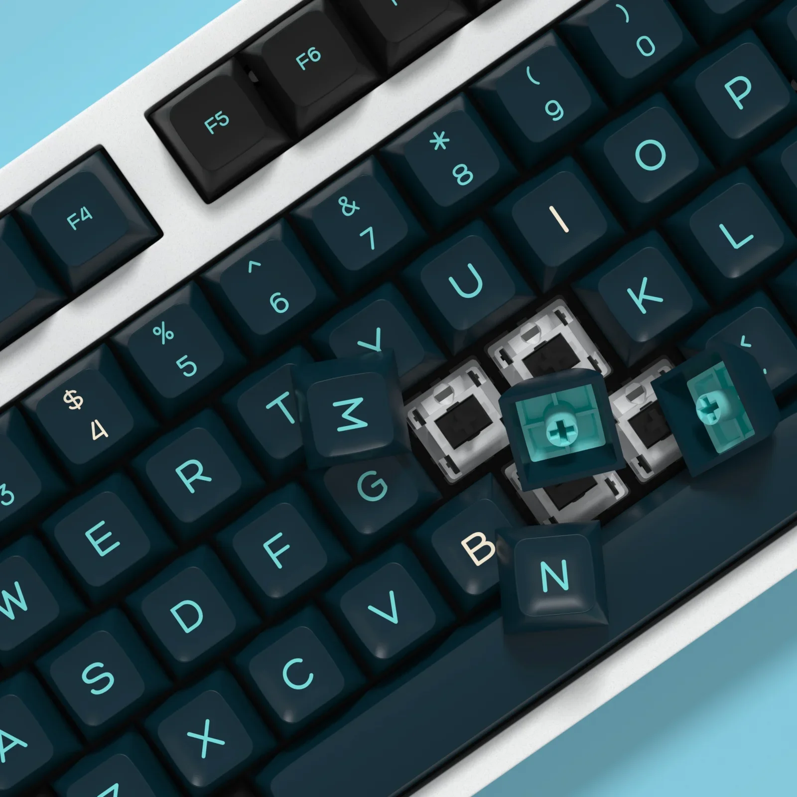 KBDiy 161 teclas GMK Monster Keycaps Gamer doble disparo SA perfil PBT Keycap para teclado mecánico personalizado 7U MX interruptores ISO - imagen 3
