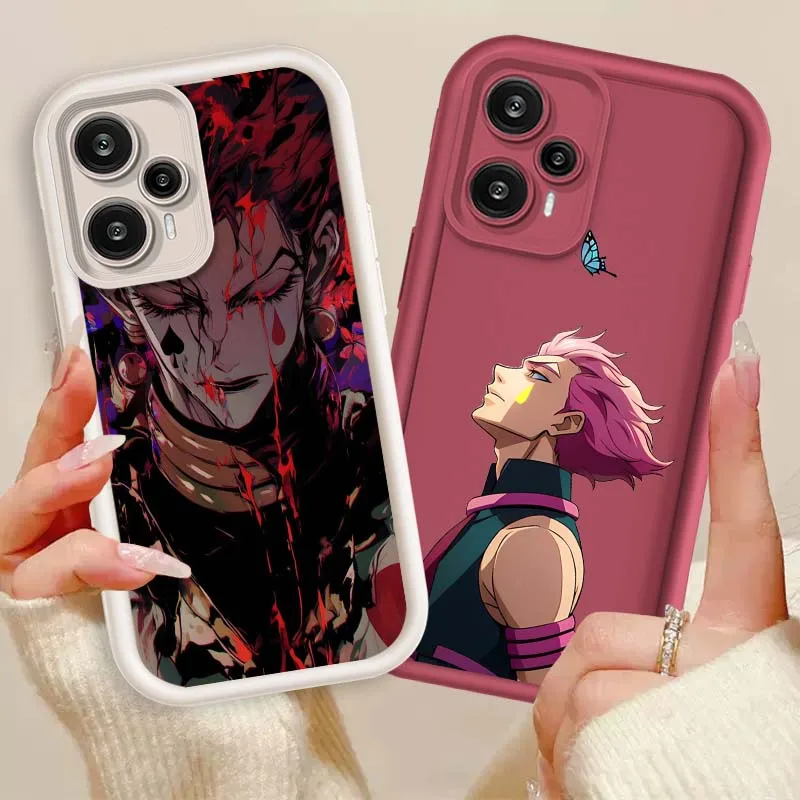 Hisoka Ainme para Xiaomi Poco X3 X4 X5 X6 X7 C65 C75 M4 M5 M5S F6 F4 F5 Pro GT NFC ojo escalera funda de teléfono