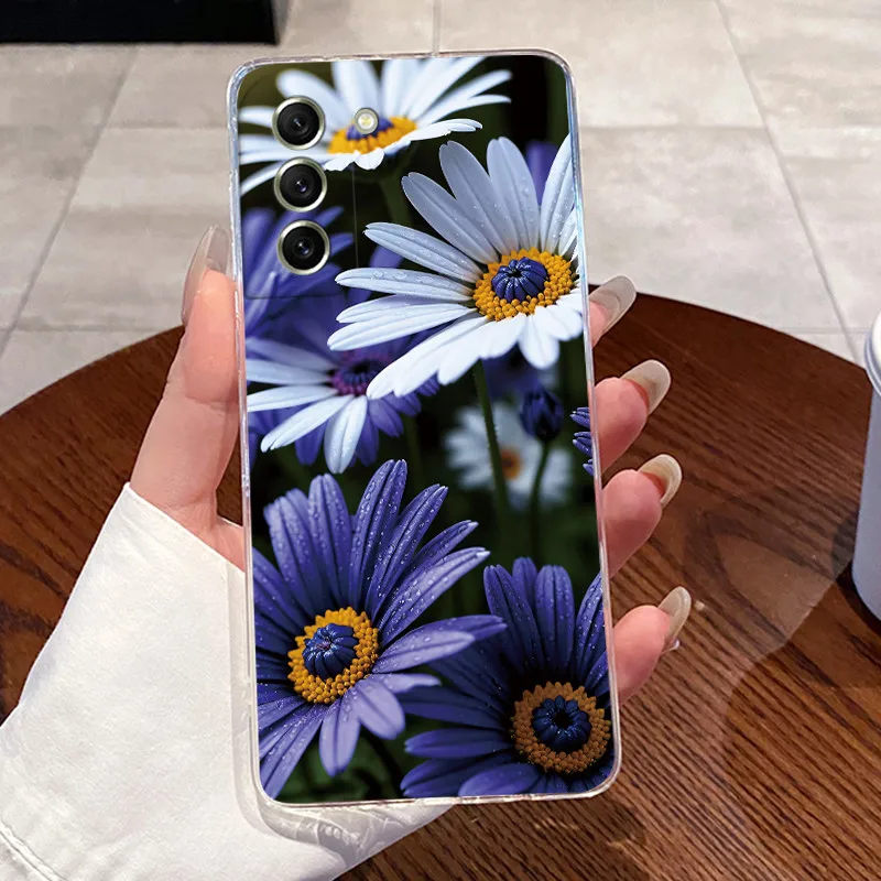 S20FE S21FE funda transparente suave para Samsung Galaxy S20 S21 S23 S24 FE 5G funda de lujo dragón lindo Cool niños niñas funda de parachoques - imagen 2