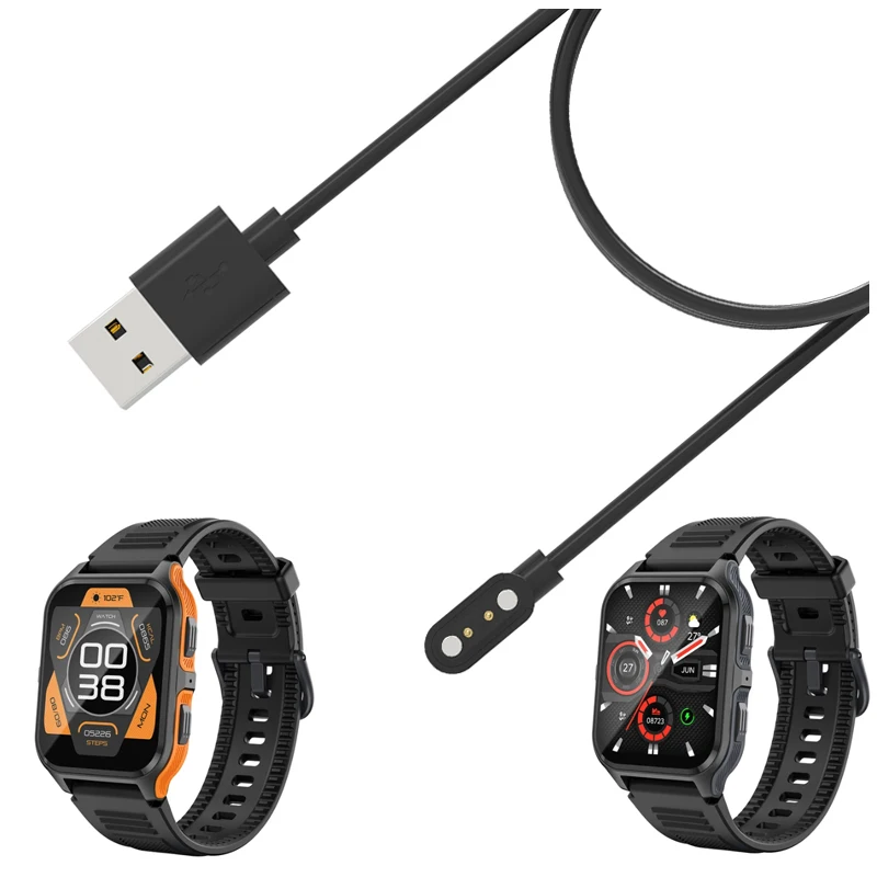 Adaptador de cargador de base para reloj inteligente, Cable de carga USB, Cable de carga de energía para Colmi P73, accesorios deportivos para reloj inteligente