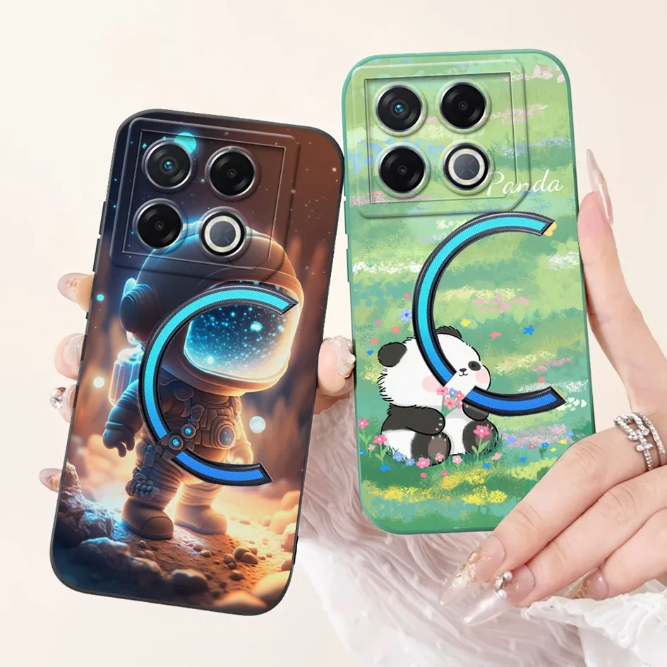 Para Infinix GT 20 Pro 5G funda X6871 lindo dinosaurio conejo funda trasera de silicona para teléfono Infinix GT 20Pro GT20 Pro carcasa protectora - imagen 2