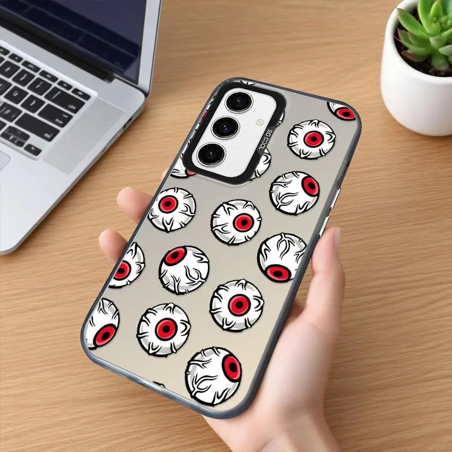 Funda para Teléfono con Diseño de Huesos y Gafas de Terror para Samsung Galaxy A12 A34 A13 A14 A15 A16 A21s A23 A26 A24 A25 A17 A20s A31 A35 - imagen 5