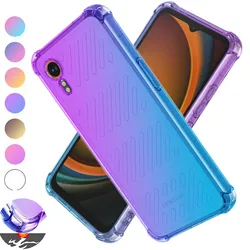 Funda TPU transparente antigolpes degradado Samsung Galaxy XCover