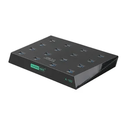 Sipolar 16 Puertos USB 3.0 – Hub Copiador con Lector SD/TF y Software Gratuito