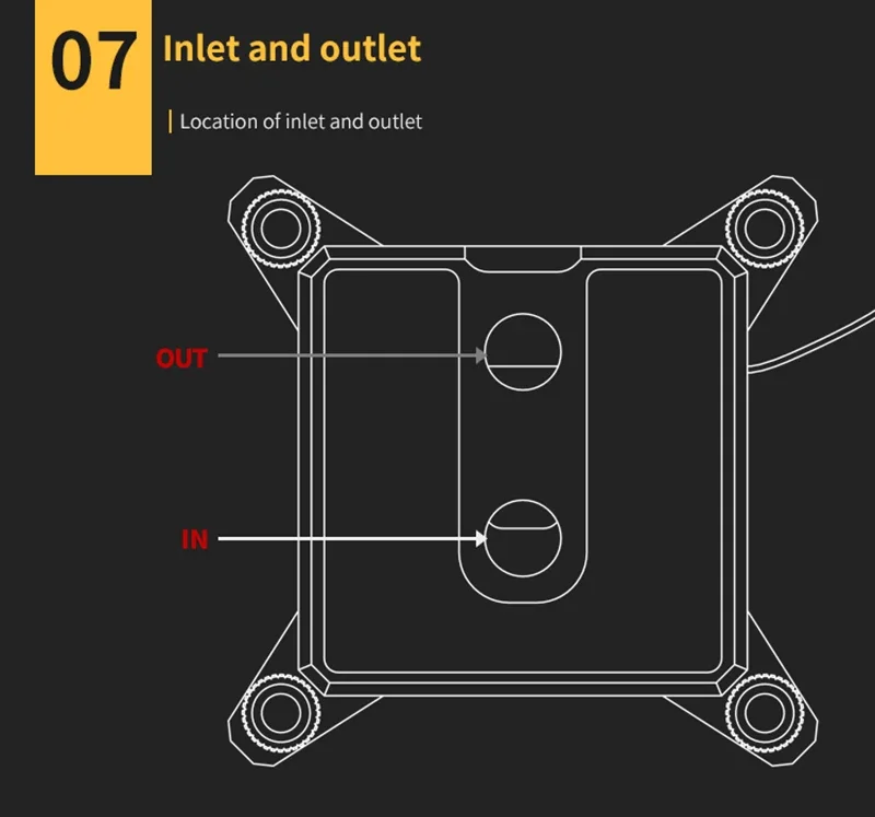Barrow-bloque de agua para CPU, microvía de chorro para Intel LGA115X 1200 1700/INTELX99/X299, radiador 5v, 3 pines, ARGB, iluminación AURA SYNC - imagen 5