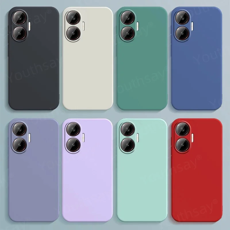 Para Poco F7 Funda Xiaomi Poco F7 Funda Coque suave Original silicona líquida TPU Protector de cámara parachoques de teléfono Poco F7 - imagen 2