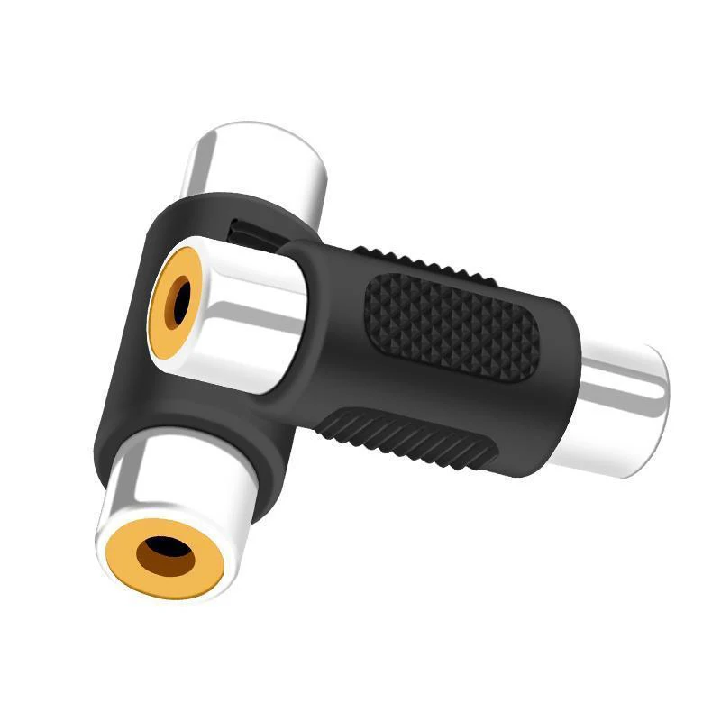 Adaptador de conector RCA hembra a hembra, conector macho a macho, extensor de Audio y vídeo, convertidor de Cable, 1/2/5/10 Uds. - imagen 5