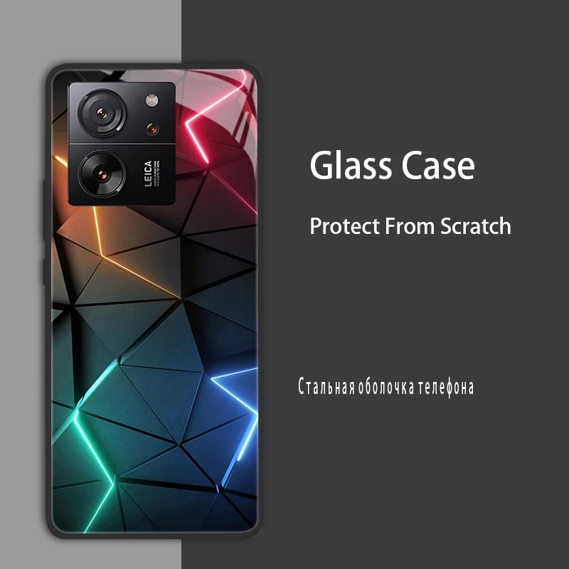 For Xiaomi 13T 13T Pro Case Cover Tempered Glass Case Hard Shockproof Coque Bumper For Xiaomi Mi 13T Pro Mi13T Pro Protect Case - imagen 5
