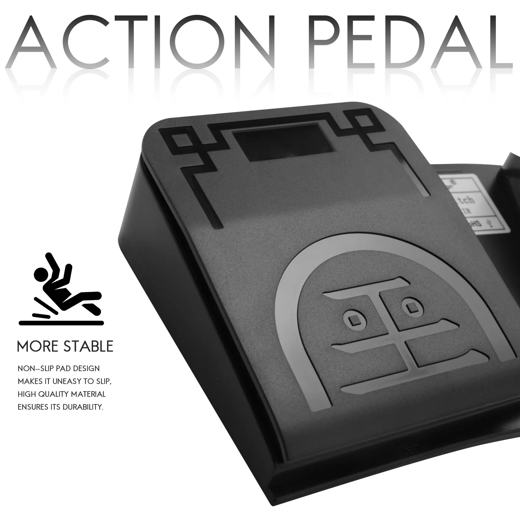 FS2020U1 Pedal de pie USB para PC Control del equipo - imagen 3