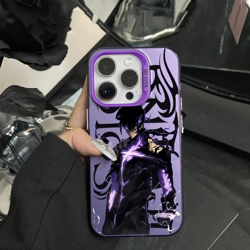 Funda de Anime de nivelación individual de cómic para Xiaomi Poco F7 5G X7 F7 PRO 15T PRO 14TPRO 14T X6 X5 M6 F6 F5 X3 11 Lite, cubierta mate IMD dura - imagen 4